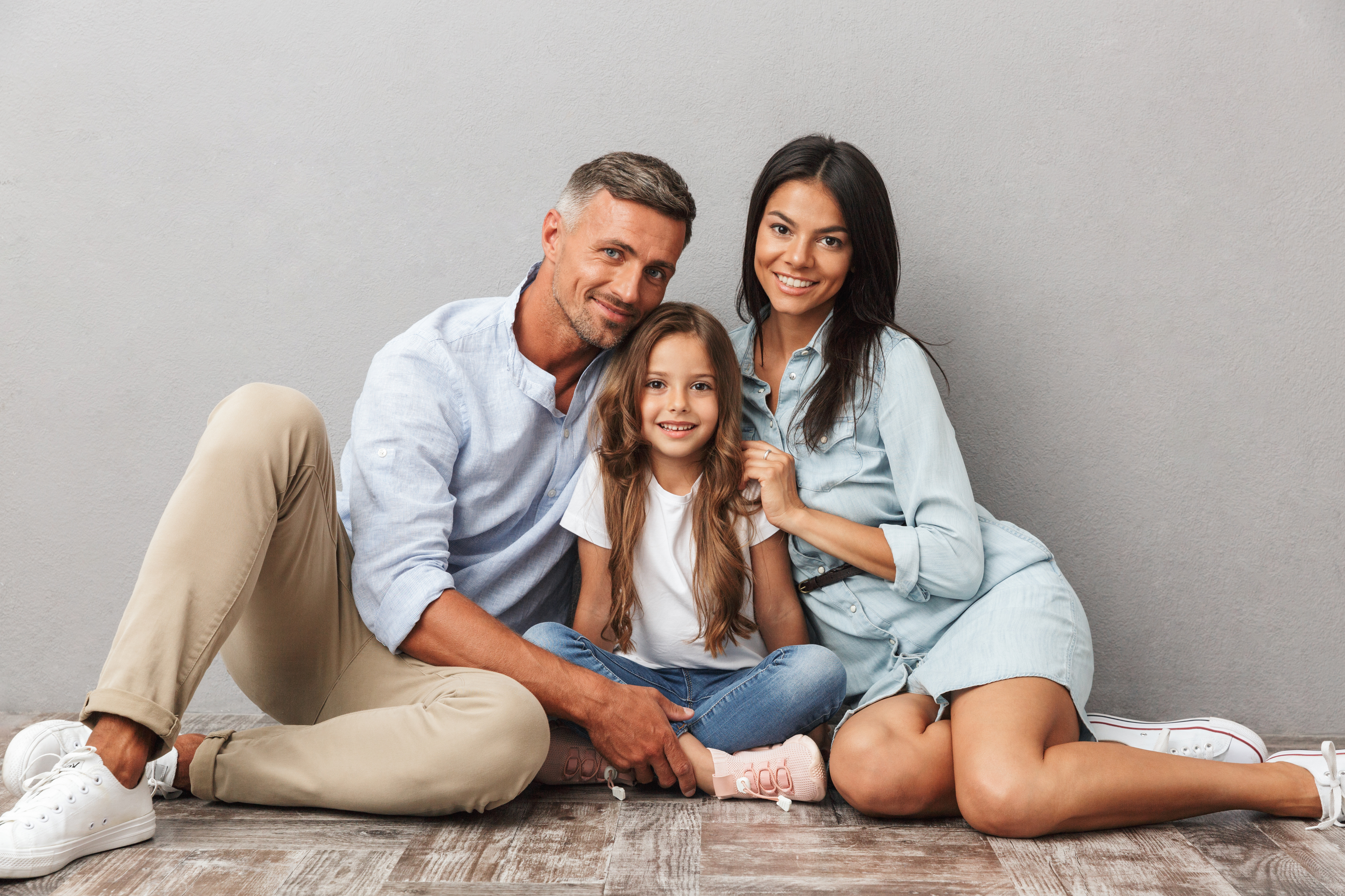 Happy family enjoying peace of mind with health insurance coverage